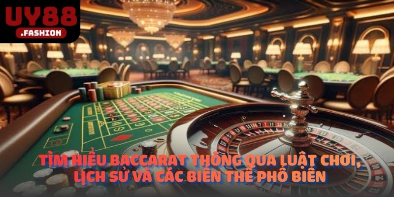 Tìm hiểu Baccarat thông qua luật chơi, lịch sử và các biến thể phổ biến