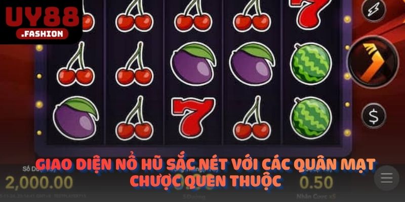 Giao diện nổ hũ sắc nét với các quân mạt chược quen thuộc.
