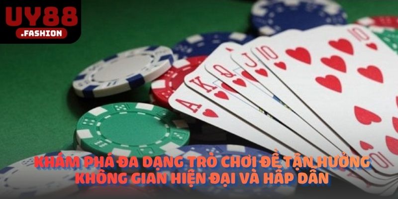 Khám phá đa dạng trò chơi để tận hưởng không gian hiện đại và hấp dẫn